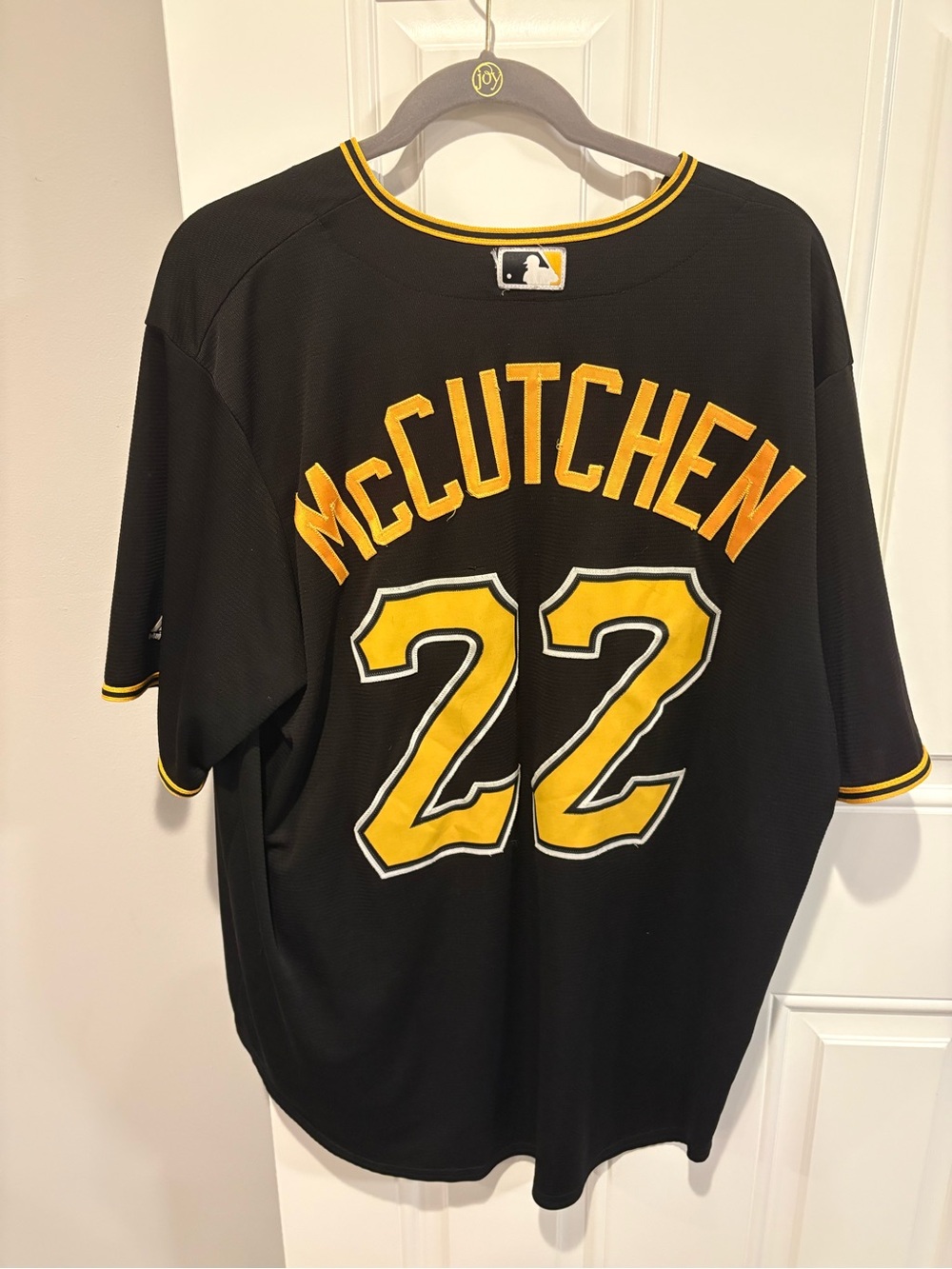 Majestic Black and Yellow McCutchen #22 Jersey